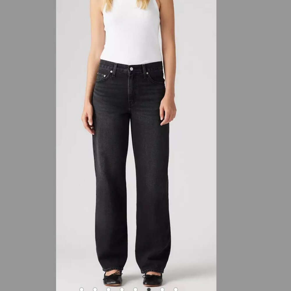 Levis Baggy Dad Jean Black, Size 27